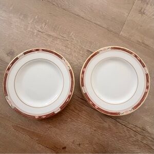 2 PCs Royal Doulton Fine Bone China "Sandon" Bread And Butter Plate H5172 6.5”